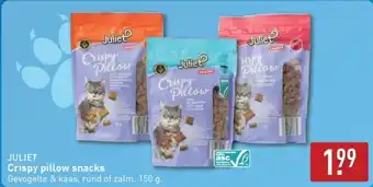 ALDI Juliet crispy pillow snacks aanbieding