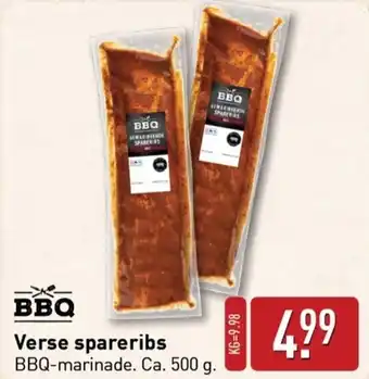 ALDI Verse spareribs aanbieding