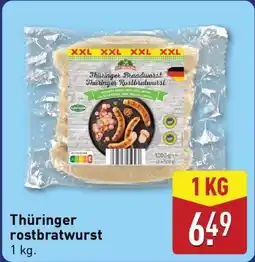 ALDI Thüringer rostbratwurst aanbieding