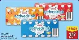 ALDI Milsani active drink aanbieding
