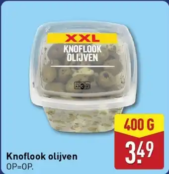 ALDI Knoflook olijven aanbieding