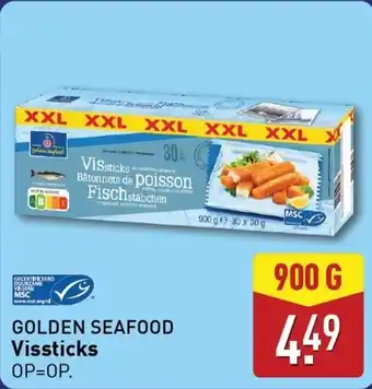 ALDI Golden seafood vissticks aanbieding