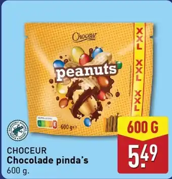 ALDI Choceur chocolade pinda's aanbieding