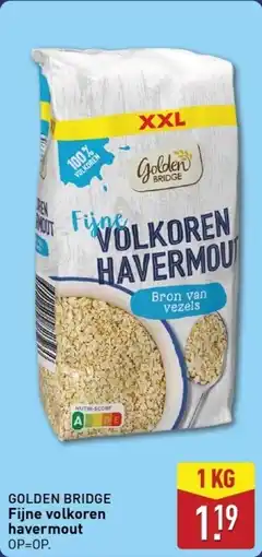 ALDI Golden bridge fijne volkoren folkoren havermout aanbieding