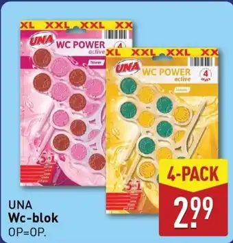 ALDI Una wc blok aanbieding