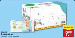 ALDI Mamia babydoekjes aanbieding