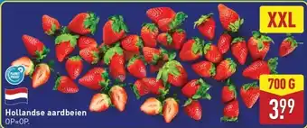 ALDI Hollandse aardbeien aanbieding