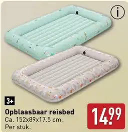 ALDI Opblaasbaar reisbed Ca. Per stuk. aanbieding