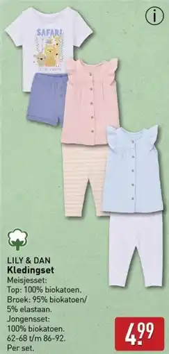ALDI LILY & DAN Kledingset aanbieding