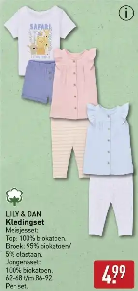 ALDI LILY & DAN Kledingset aanbieding