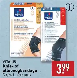 ALDI VITALIS Knie of elleboogbandage aanbieding