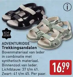 ALDI ADVENTURIDGE Trekkingsandalen aanbieding