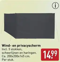 ALDI Wind en privacyscherm aanbieding