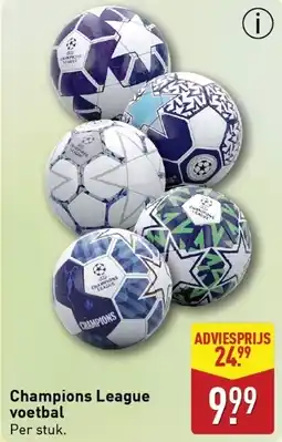 ALDI Champions League voetbal aanbieding