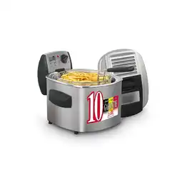 Bol.com FRITEL Friteuse FR 1490 - Frituurpan / Frituurketel - 4l - Rond + Kijkvenster - 3000W aanbieding