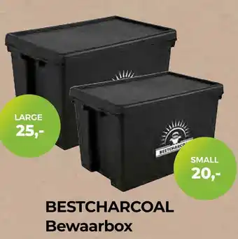 EP Beerepoot Bestcharcoal bewaarbox aanbieding