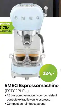 EP Beerepoot SMEG Espressomachine aanbieding