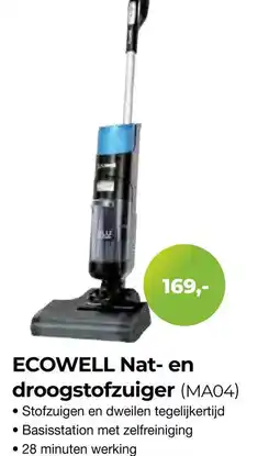 EP Beerepoot ECOWELL Nat en droogstofzuiger aanbieding