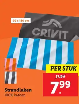 Lidl Strandlaken aanbieding