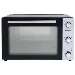 Amazon Bestron Grill Bakoven met draaispit, mini-oven met 45 L, 1800W, rvs / zwart aanbieding