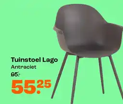 Kwantum Tuinstoel Lago Antraciet aanbieding