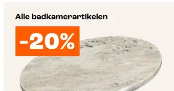 Kwantum Decoratieplateau Marmer beige aanbieding