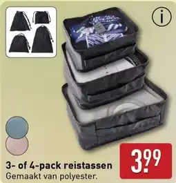 ALDI 3 of 4 pack reistassen aanbieding