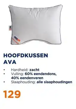 TotaalBED Hoofdkussen Ava | dons | aanbieding