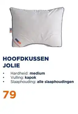 TotaalBED Hoofdkussen Jolie | kapok | aanbieding