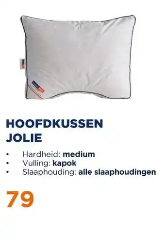 TotaalBED Hoofdkussen Jolie | kapok | aanbieding
