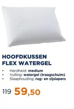 TotaalBED Hoofdkussen Flex watergel | aanbieding