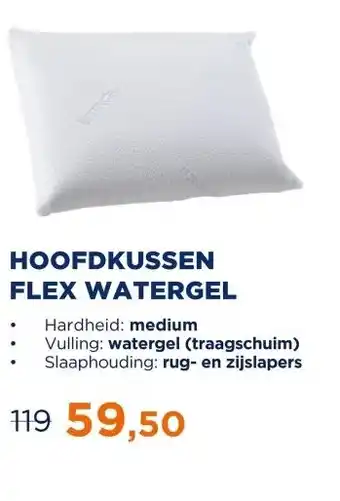TotaalBED Hoofdkussen Flex watergel | aanbieding