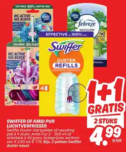 Dekamarkt Swiffer of ambi pur luchtverfrisser aanbieding