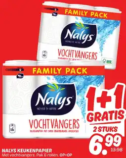 Dekamarkt Nalys keukenpapier aanbieding