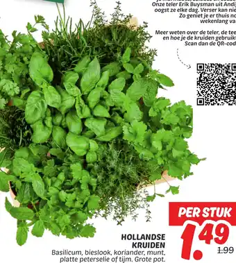 Dekamarkt Hollandse kruiden aanbieding