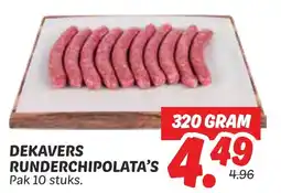 Dekamarkt Dekavers runderchipolata's aanbieding