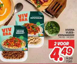 Dekamarkt Vivera vlees vervangers aanbieding