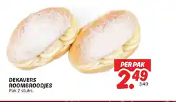 Dekamarkt Dekavers roombroodjes aanbieding