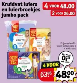 Kruidvat Kruidvat luiers aanbieding