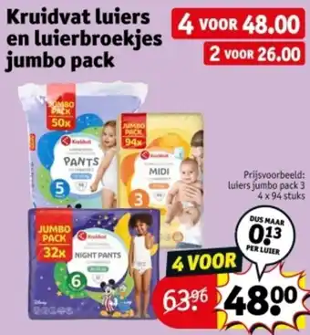 Kruidvat Kruidvat luiers aanbieding