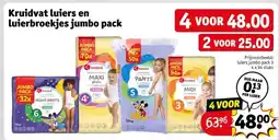 Kruidvat Kruidvat luiers en luierbroekjes jumbo pack aanbieding