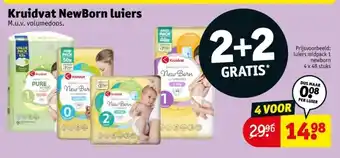 Kruidvat Kruidvat NewBorn luiers aanbieding