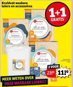 Kruidvat Kruidvat wasbare luiers en accessoires aanbieding