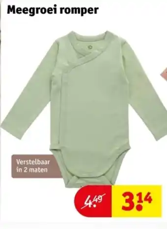 Kruidvat Meegroei romper aanbieding