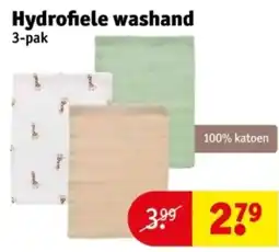 Kruidvat Hydrofiele washand aanbieding