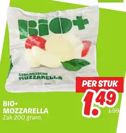Dekamarkt Bio+ mozzarella aanbieding