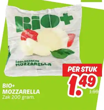 Dekamarkt Bio+ mozzarella aanbieding