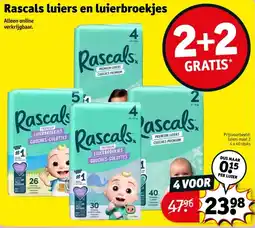 Kruidvat Rascals luiers en luierbroekjes aanbieding