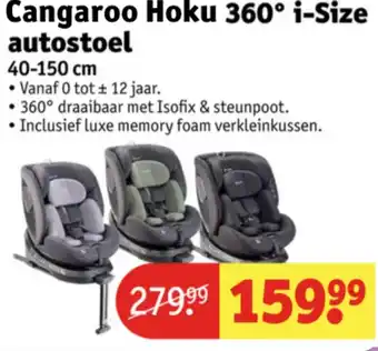 Kruidvat Cangaroo Hoku 360° i-Size autostoel aanbieding