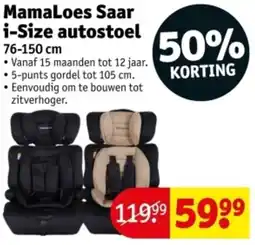 Kruidvat MamaLoes Saar i-Size autostoel aanbieding